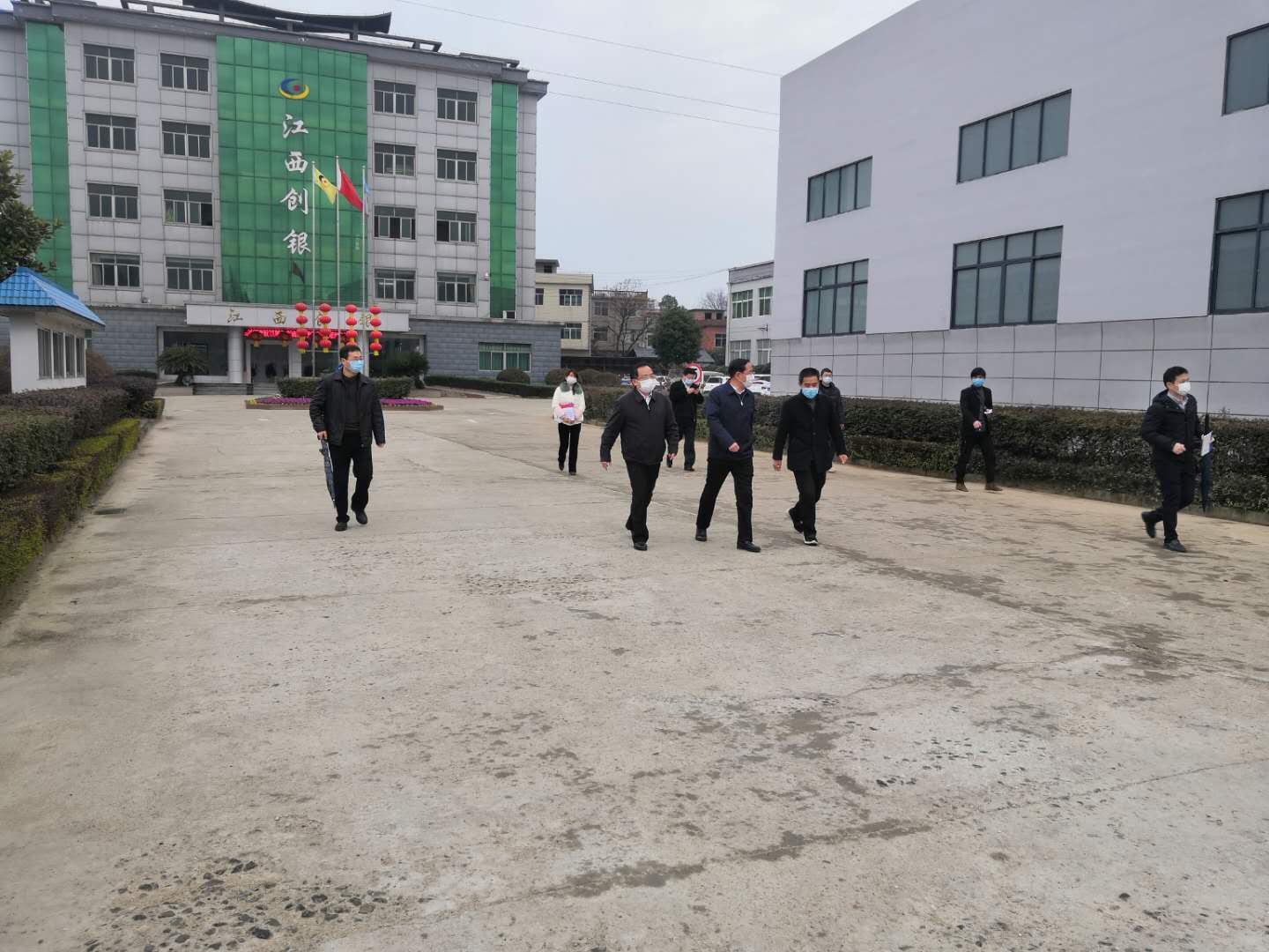 决战疫情  克服困难  再创佳绩-市委书记视察江西创银科技有限公司复工复产现场